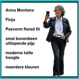 Pasvorm Finja flared fit