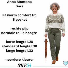 Pasvorm Dora comfortfit