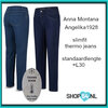 Anna Montana Angelika 1928 thermo jeans kleur blueblack en stonewash