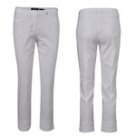 Robell bella 09 zomerbroek met omslag kleur wit