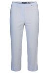 Robell Marie jumpin capri seersucker kleur jeansblauw wit gestreept voor