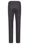 Robell Bella zwart grijs geruite jumpin slimfit winter broek achterkant