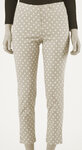 Robell Bella 09 7/8 zomerbroek beige met witte stip