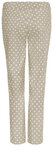 Robell Bella 09 7/8 zomerbroek beige met witte stip achterkant