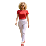 Anna Montana Angelika 1215 seersucker zomerbroek