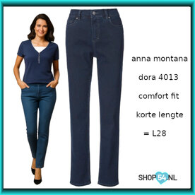 Anna Montana Dora Comfort Fit jeans korte lengteL28 meerdere kleuren