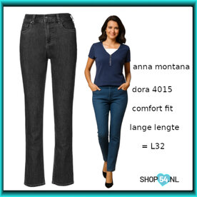 Anna Montana Dora Comfort Fit lange lengte =L32 in meerdere kleuren
