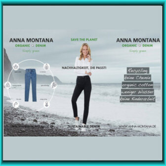 Jeans Anna Montana model Dora organic denim