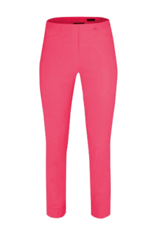 Robell Rose 09 skinny 7/8 zomerbroek voorkant rood