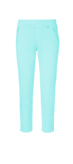 1056 Angelika 7/( jumpin jeans met ritsjes kleur turquoois