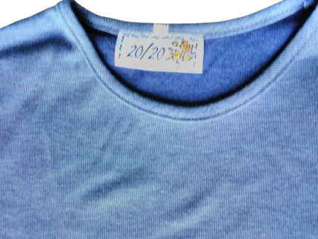 Tshirt danon jeansblauw 