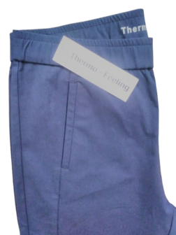 Anna Montana Angelika 1089 thermo winterbroek kleur  marine detail voor