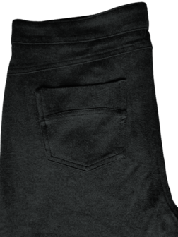 Anna Montana Angelika 1950 tricot broek zwart detail voor