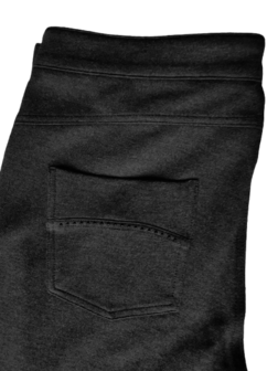 Anna Montana Angelika1943 tricot broek detail achter kleur zwart
