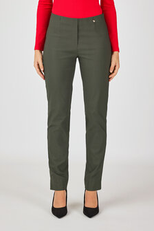 Robell marie winter detail thermo jumpin broek kleur olijf