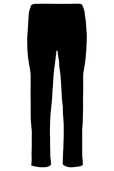 Robell Bella 09 7/8 jumpin zomerbroek katoenen stretch kleur zwart achterkant