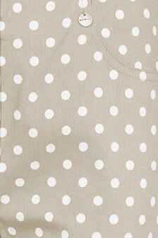 51562 14 kleur beige witte stip