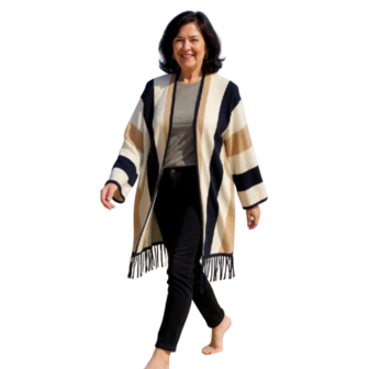 Vest van Caffe Latte icm lieblings jeans Angelika van Anna Montana
