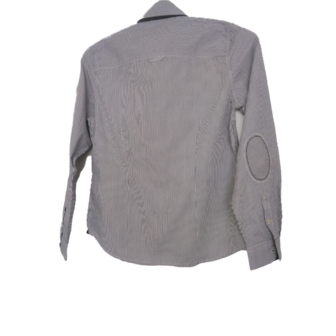 Milano blouse zwart wit achterkant