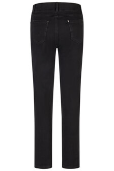 Anna Montana thermo jeans 1021 kleur zwart achter