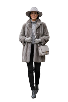 Anna Montana Angelika 1928 thermo jeans kleur zwart outfit AI gegenereerd