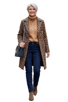 Anna Montana Angelika 1928 thermo jeans kleur blueblack outfit AI gegenereerd