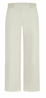 Anna Montana Angelika jump-in jeans model 1045 Mila wide flexi L30 met wijde pijpen in de kleur linnen.flatlay