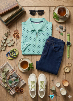 stijling inspiratie polo kleur peergroen