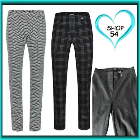 52625 Rose dames winter ruit broeken 