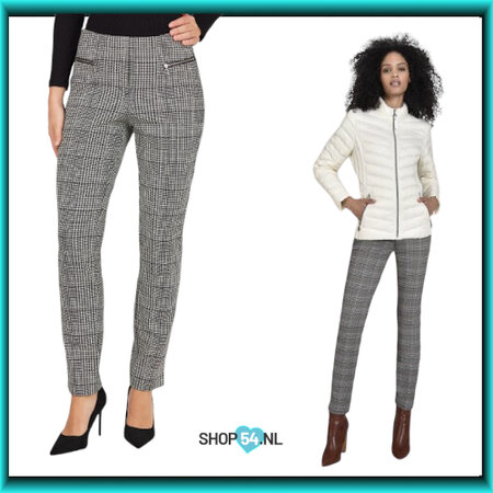 Robell ruit broek model Mimi 