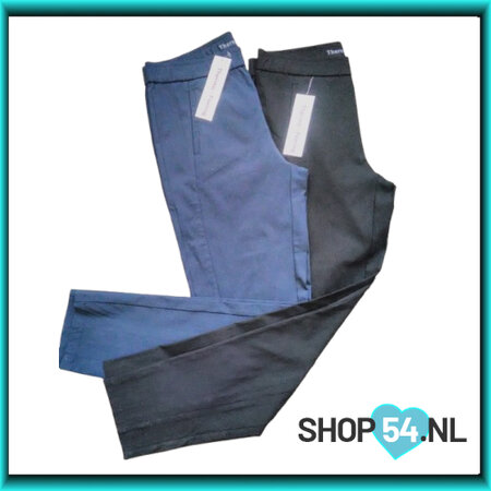 Anna Montana Angelika 1089 thermo winterbroek kleur zwart en marine