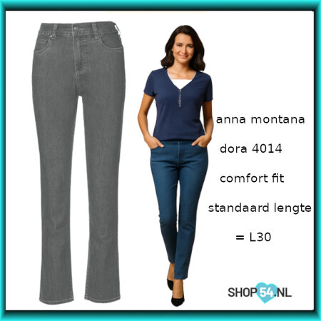 Anna Montana Dora 4014 Comfort Fit standaard lengte L30 meerdere kleuren