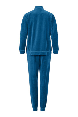 Sunday homewear velours huispak kleur petrol achterlant