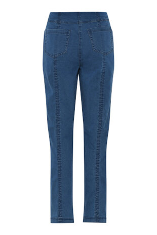 Robell jeans model Bella jeans blauw achterkant