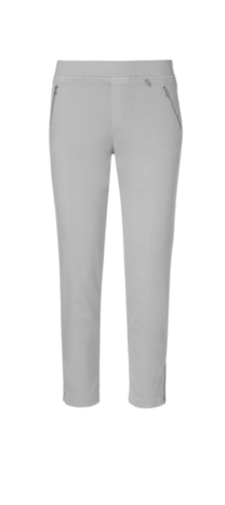  1056 Angelika 7/( jumpin jeans met ritsjes kleur zilvergrijs
