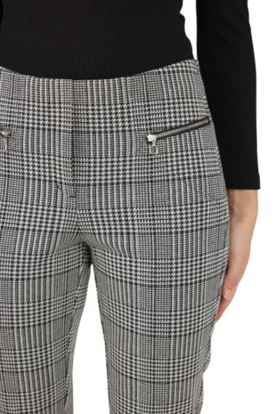 Robell ruit broek model Mimi detail
