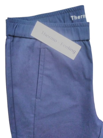 Anna Montana Angelika 1089 thermo winterbroek kleur  marine detail voor