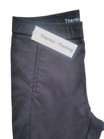 Anna Montana Angelika 1089 thermo winterbroek kleur zwart detail voor