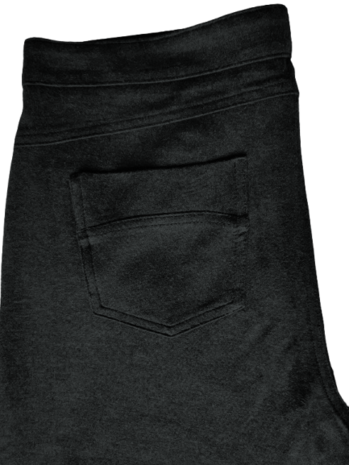 Anna Montana Angelika 1950 tricot broek zwart detail voor