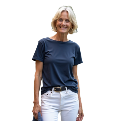 HS tshirt donkerblauw gratis bij