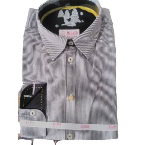 Milano blouse zwart wit