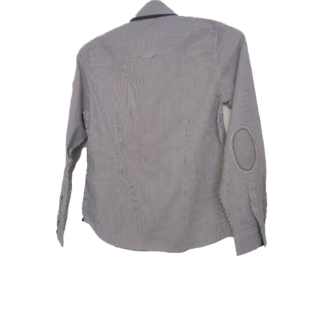 Milano blouse zwart wit achterkant