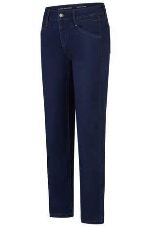Anna Montana Angelika 1928 thermo jeans kleur blueblack zijaanzicht
