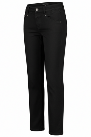 Anna Montana Angelika 1928 thermo jeans kleur zwart zijkant
