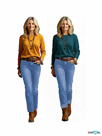 Anna Montana Angelika 1185 twee stijlen met gratis tshirt