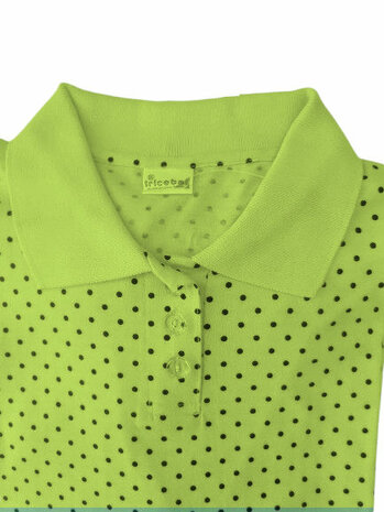 polo_lime_zwarte_stipjes_kraag_sluiting