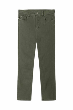 Anna Montana  jeans Dora Comfort Flexi L30 kleur olijf