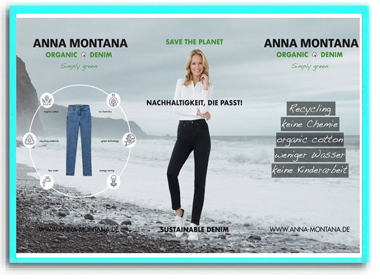 organic denim jeans Anna Montana Organic Denim