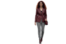 52625 Rose dames winter ruit broeken 