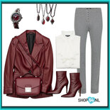 Rose jumpin damesbroek zigzag dessin 52625 5425 0